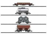 MiniTrix Güterwagen N 4er-Set Güterwagen der DB, MHI