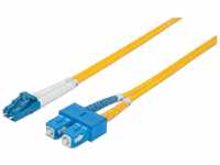 Intellinet Glasfaser LWL-Anschlusskabel, Duplex, Singlemode, Glasfaserkabel