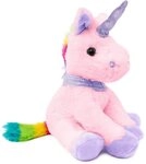 BRUBAKER Kuscheltier Pl&uuml;sch Einhorn 21 cm (1-St), Stofftier Pl&uuml;schtier,