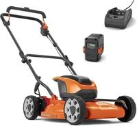 Husqvarna Akkurasenm&auml;her, inkl. Akku & Ladeger&auml;t 44cm BioClip, leicht f&uuml;r...