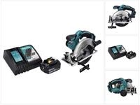 Makita Kompakt-Handkreiss&auml;ge DSS 611 RM1 Akku Handkreiss&auml;ge 18 V 165 mm + 1x Akku
