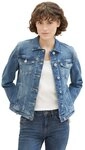 TOM TAILOR Jeansjacke mit Knopfleiste und Hemdkragen