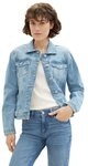 TOM TAILOR Jeansjacke mit Knopfleiste und Hemdkragen