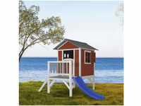 AXI Spielhaus Beach Lodge XL mit Rutsche red/blue