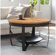vidaXL Couchtisch vidaXL Couchtisch &Oslash;68x43 cm Massivholz Akazie