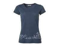 VAUDE T-Shirt Women's Skomer Print T-Shirt II (1-tlg) Green Shape blau 34VAUDE