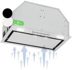 Klarstein Deckenhaube Camila Camila, Unterhaube Umluft Aktivkohlefilter LED-Touch