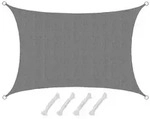 AMANKA Sonnensegel mit UV Schutz - 3 x 2 m Winddurchl&auml;ssig f&uuml;r Garten, Terrasse &
