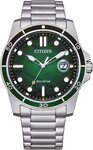 Citizen Solaruhr AW1811-82X, Armbanduhr, Herrenuhr, Edelstahlarmband, bis 10 bar