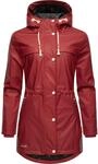 Regenmantel NAVAHOO "Regenmantel Rainy Forest", Damen, Gr. XS, rot (blood rot),