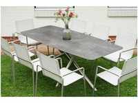 Ploß Gartentisch + Balkontisch, Dining-Tisch ALANO 200x92 cm (200 cm)