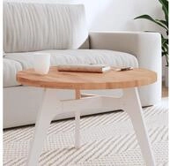 vidaXL Tischplatte vidaXL Tischplatte &Oslash;60x2,5 cm Rund Massivholz Buche