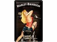Nostalgic Art Harley-Davidson Biker Babe 20x30cm