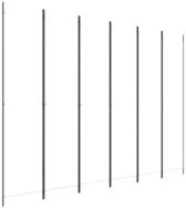 vidaXL Paravent, 6-tlg. Raumteiler Wei&szlig; 300x220 cm Stoff