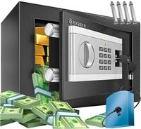 KESSER Tresor, Elektrischer Tresor Inkl. Batteriebox Elektronischer Safe 3