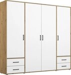 rauch Dreht&uuml;renschrank Kleiderschrank Schrank Garderobe W&auml;scheschrank VOYAGER (in 3