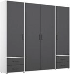 rauch Dreht&uuml;renschrank Kleiderschrank Schrank Garderobe W&auml;scheschrank VOYAGER...