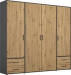 rauch Dreht&uuml;renschrank Kleiderschrank Schrank Garderobe W&auml;scheschrank VOYAGER (in 3