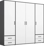 rauch Dreht&uuml;renschrank Kleiderschrank Schrank Garderobe W&auml;scheschrank VOYAGER...