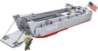 COBI 4849 LCVP Higgins Boat Bausatz 715 Teile 2 Figuren Boot Spielbausteine
