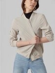 Vero Moda Bomberjacke VMCOCO L/S BOMBER NOOS in modisch kurzer Form, mit Stretch