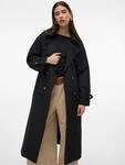 Vero Moda "VMCHLOE LONG TRENCHCOAT GA NOOS" Zweireiher mit Bindeg&uuml;rtel, Oversized