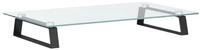 vidaXL Monitorst&auml;nder Monitorst&auml;nder Schwarz 60x35x8 cm Hartglas und Metall