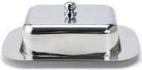 ECHTWERK Butterdose, Edelstahl 18/8, (1-tlg), Butterschale, Butterbox mit...
