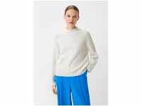 Comma Langarmshirt Softer Pullover mit Strickmuster