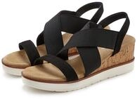 LASCANA Sommerschuh, offener Schuh, Sandale, Keilsandalette, Sandalette mit