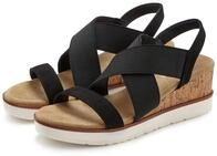 Sandalette LASCANA "Sommerschuh, offener Schuh, Sandale, Keilsandalette", Damen, Gr.