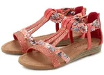 LASCANA Sommerschuh, Sandalette, offener Schuh, Sandale mit aufwendiger Verzierung