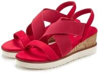 Sandalette LASCANA "Sommerschuh, offener Schuh, Sandale, Keilsandalette", Damen, Gr.