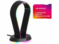 Stealth LED Headset Ständer mit USB Ports Gaming-Headset Zubehör (12 RGB