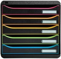 Generic Geldkassette Exacompta 309914D Premium Ablagebox 5 Schubladen DIN A4+,