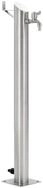 vidaXL Bew&auml;sserungssystem Garten-Wassers&auml;ule Edelstahl Rund 95 cm