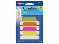 Avery Zweckform Lesezeichen UltraTabs - Neon, beschreibbare Taben 63,5 / 25,4 mm