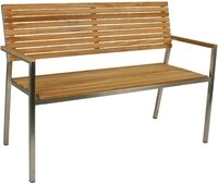 Garden Pleasure Denver Parkbank 125 cm Teak (H304770) Garden Pleasure Denver Parkbank 125 cm Teak (H304770)