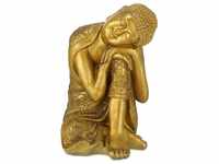 Relaxdays Buddha Figur Polyresin gold (10035611_0_DE)