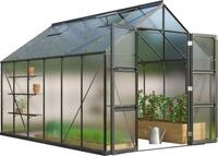 Vitavia Gew&auml;chshaus Domus 9900, BxTxH: 257 x 387 x 253,9 cm, 6 mm Wandst&auml;rke, mit