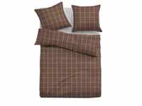 Tom Tailor Flanell Time brown 135x200+80x80 cm