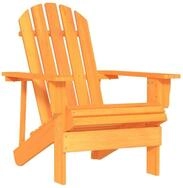 vidaXL Gartenstuhl Adirondack-Gartenstuhl Massivholz Tanne Orange (1 St)