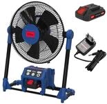 G&uuml;de Akku-Ventilator V 18-201-05, Akku- oder 230V Netzbetrieb - 2m Kabel - 2,0...