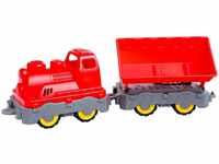 BIG Spielzeug-Lokomotive BIG Power Worker Mini Zug mit Wagon, Made in Germany