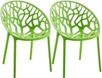 CLP Gartenstuhl Hope (2er Set), stapelbar, wetterfest und UV-best&auml;ndig