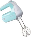 BOSCH Handmixer Styline MFQ40302, Edelst. R&uuml;hrbesen/Knethaken, 5 Stufen,...
