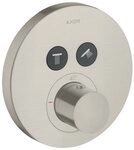 hansgrohe Unterputzarmatur Axor ShowerSelect Thermostat rund f&uuml;r 2 Verbraucher
