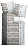 Janine Kissenh&uuml;lle Mako-Satin Kissenh&uuml;lle Kiss. 40x80 MILANO braun, (1...