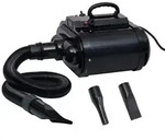 vidaXL Hundeschermaschine Haustiertrockner Doppelmotor Schwarz braun