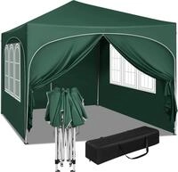Woltu Faltpavillon, mit 4 Seitenteilen, 3x3 m, mit 4 Seitenw&auml;nden,...